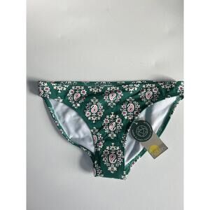 Boden Classic Bikini Bottom in the Emerald, Blossom Cascade pattern, size 2, nwt
